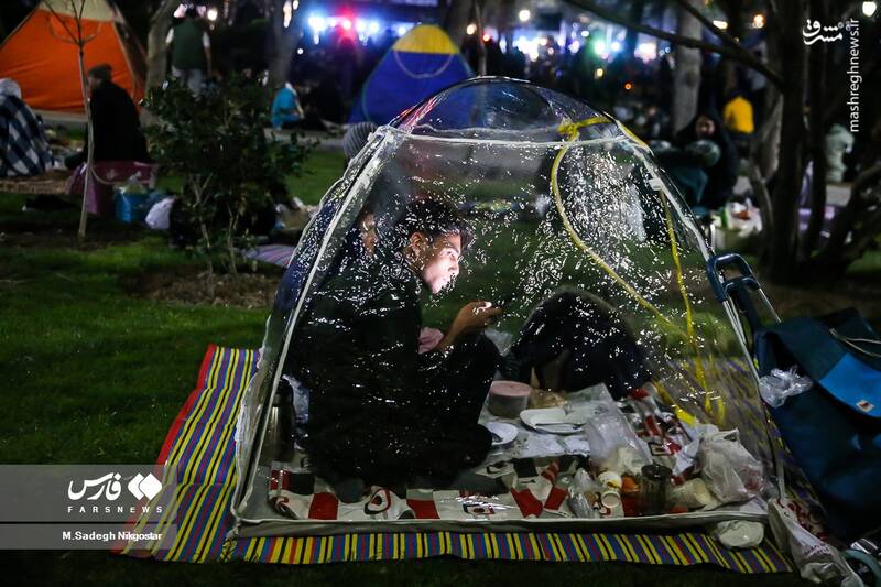عکس/ سیزده بدر رمضانی در پارک ملت