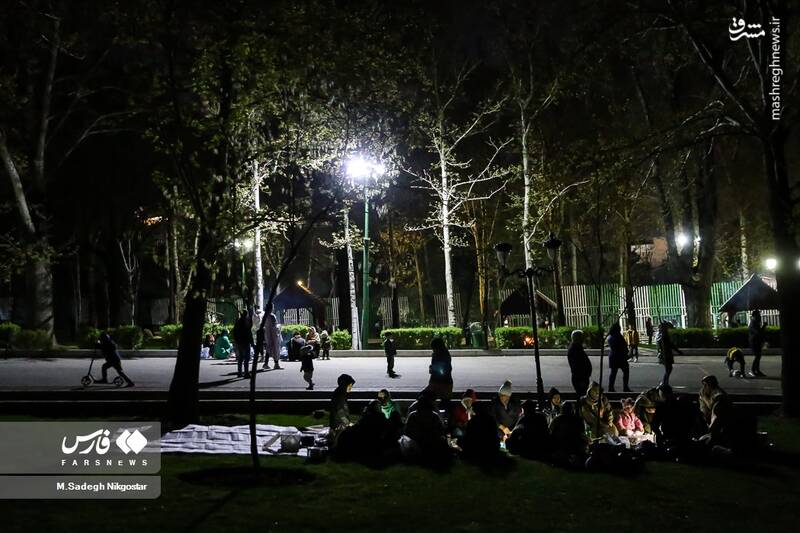 عکس/ سیزده بدر رمضانی در پارک ملت