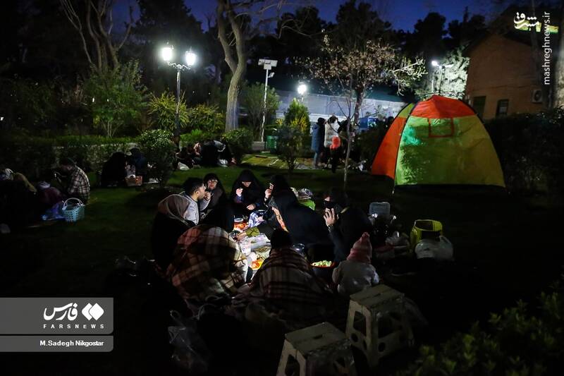 عکس/ سیزده بدر رمضانی در پارک ملت