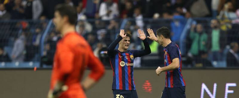 دوئل جذاب لواندوفسکی با بنزما در الکلاسیکو 2