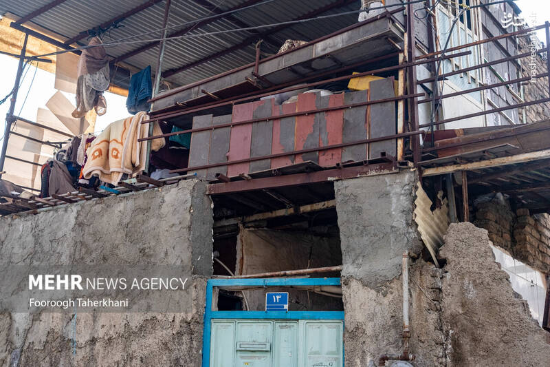 عکس/ حاشیه نشینی در دل شهر