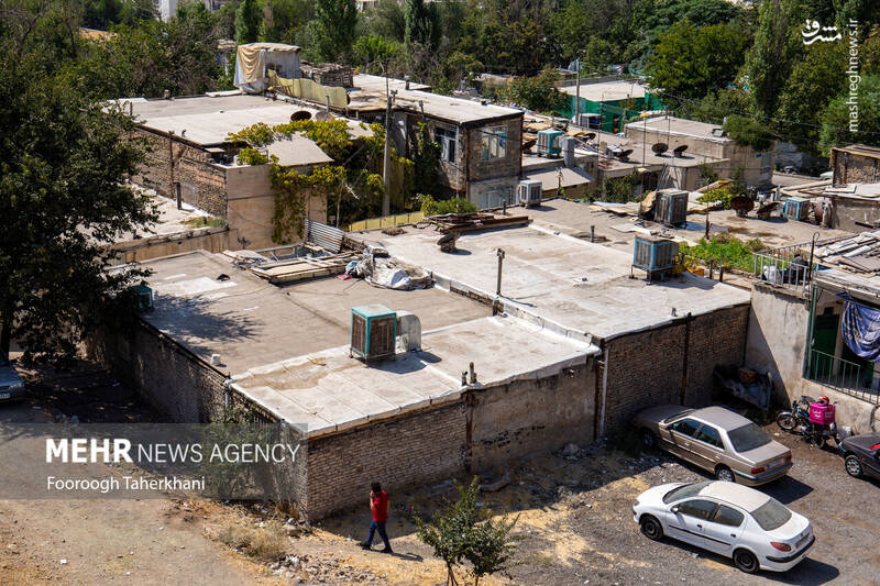 عکس/ حاشیه نشینی در دل شهر