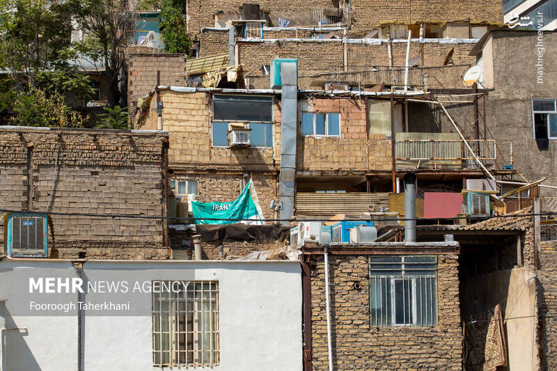 عکس/ حاشیه نشینی در دل شهر