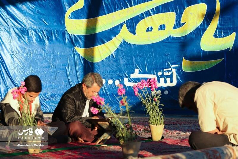 افطار ساده آسمانی در خیمه گاه امام زمان(عج) شیراز