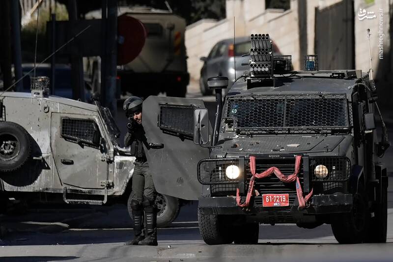 درگیری میان مبارزان فلسطین و نظامیان رژیم صهیونیستی در نابلس - کرانه باختری