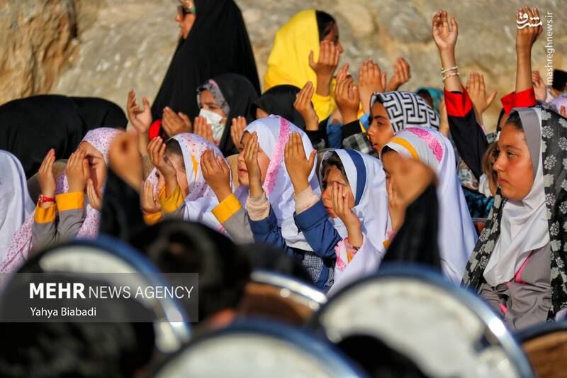 عکس/ جشن بزرگ روزه اولیها در کرمانشاه