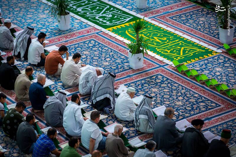 عکس/ جزءخوانی قرآن کریم در کربلا