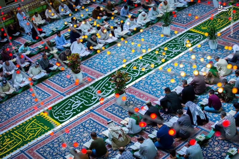 عکس/ جزءخوانی قرآن کریم در کربلا