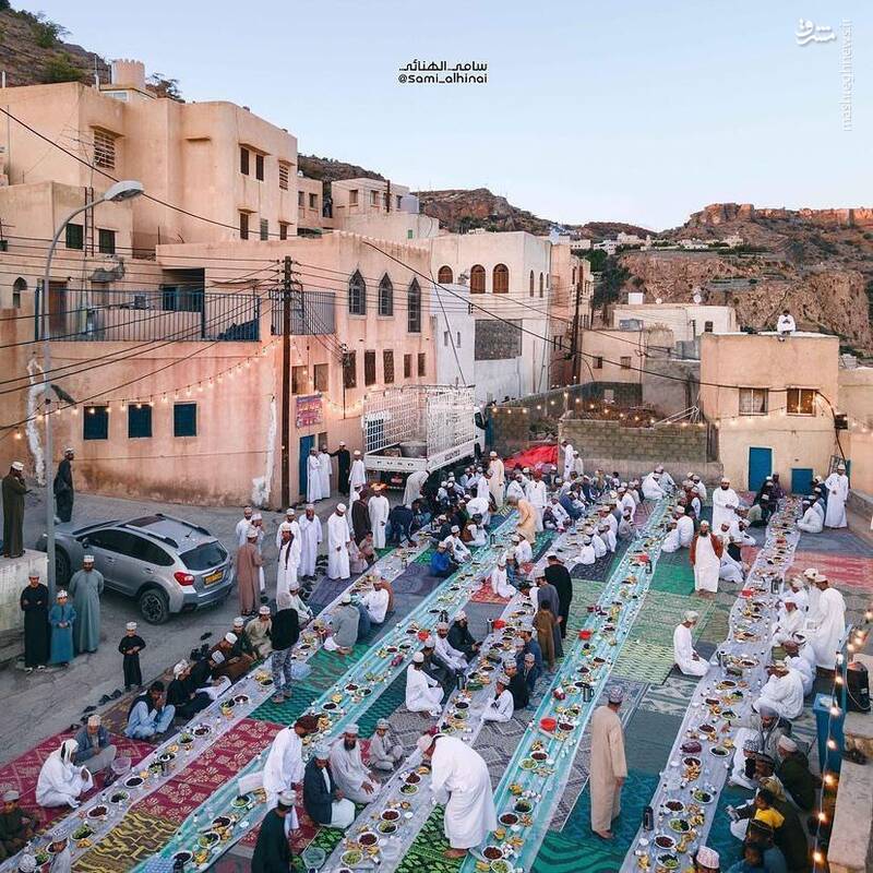 عکس/ سفرههای افطار در عمان