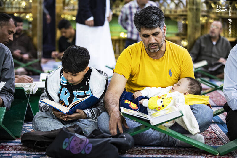 عکس/ حال و هوای حرم امام حسین(ع) در ماه رمضان