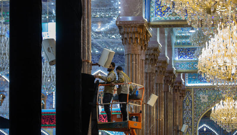 عکس/ کتیبههای شهادت امیرالمومنین در کربلا