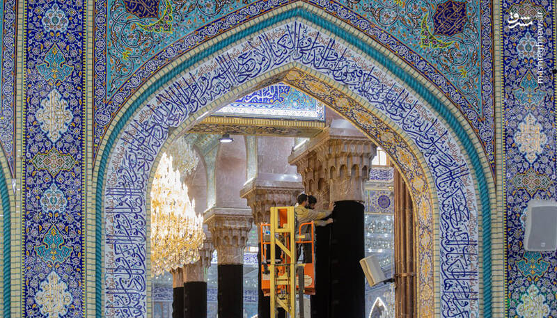 عکس/ کتیبههای شهادت امیرالمومنین در کربلا