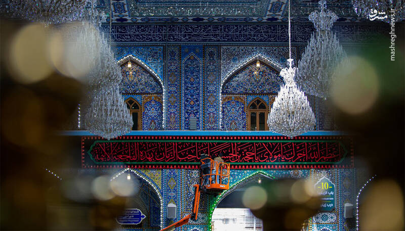 عکس/ کتیبههای شهادت امیرالمومنین در کربلا