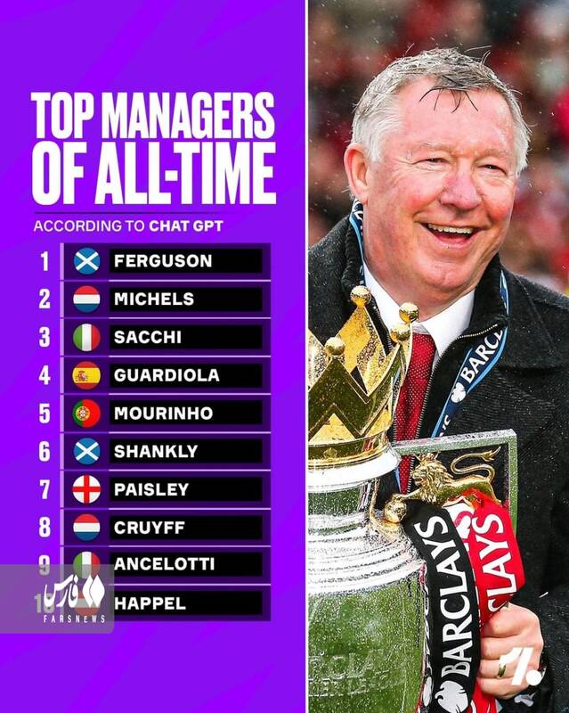 بهترین مربی تاریخ فوتبال انتخاب شد+عکس