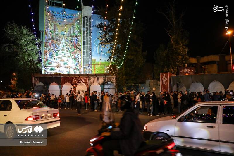 عکس/ افطاری فلسطینی در میدان فلسطین