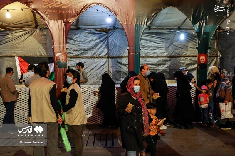 عکس/ افطاری فلسطینی در میدان فلسطین