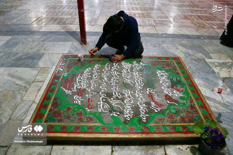 عکس/ شب زندهداری متفاوت در کنار شهدا