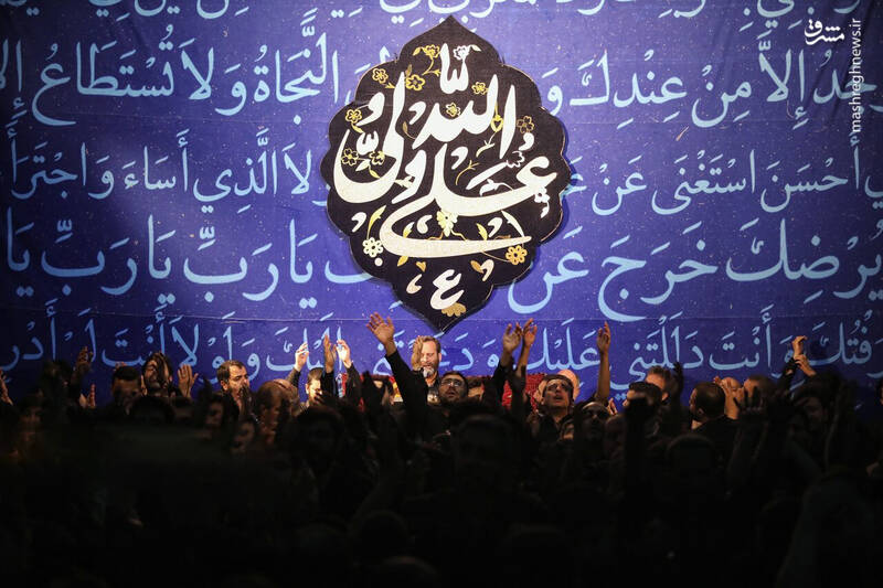 عکس/ احیای شب بیست و یکم در حسینیه عشاقالحسین(ع)