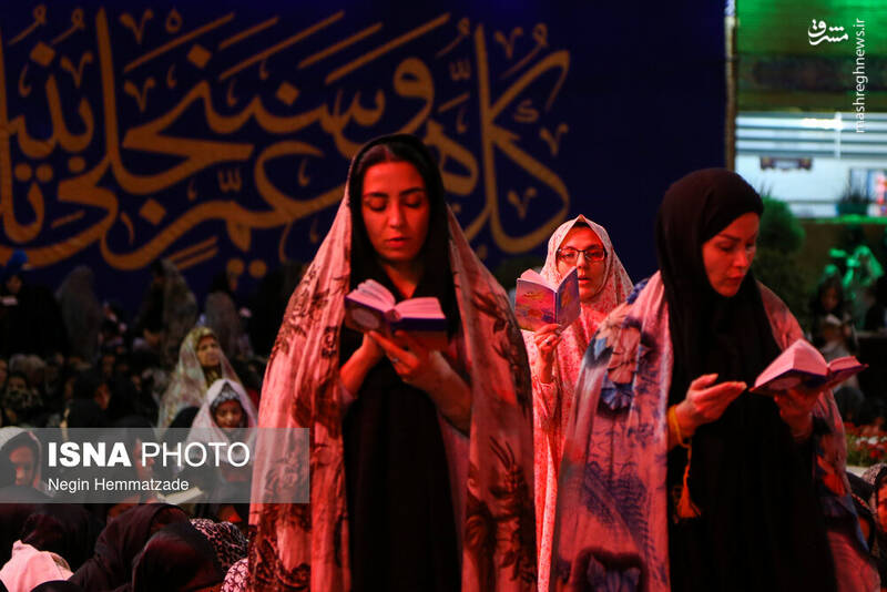 عکس/ مراسم احیای شب بیست و یکم در امامزاده صالح(ع)