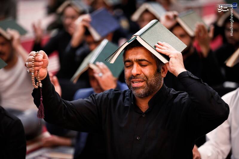 عکس/ احیای شب ۲۱ رمضان در سامرا