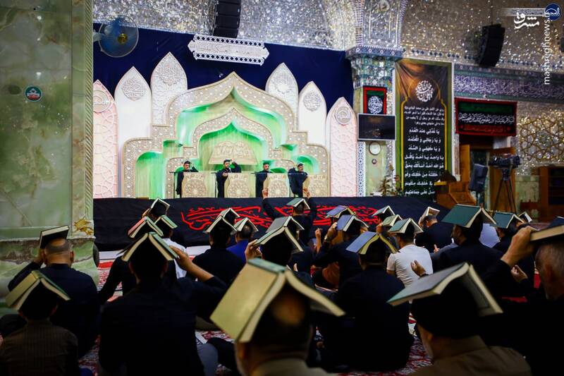 عکس/ احیای شب ۲۱ رمضان در سامرا