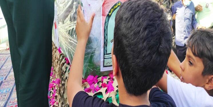 پیکر شهید امنیت « سعید مریدی» در زادگاهش آرام گرفت + عکس