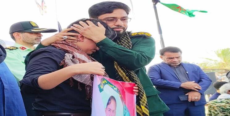 پیکر شهید امنیت « سعید مریدی» در زادگاهش آرام گرفت + عکس