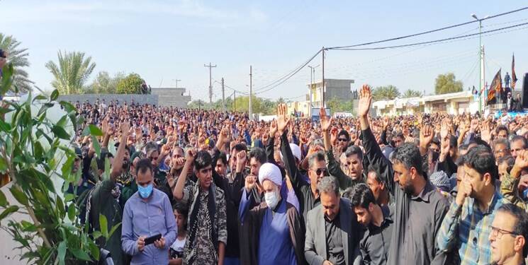 پیکر شهید امنیت « سعید مریدی» در زادگاهش آرام گرفت + عکس