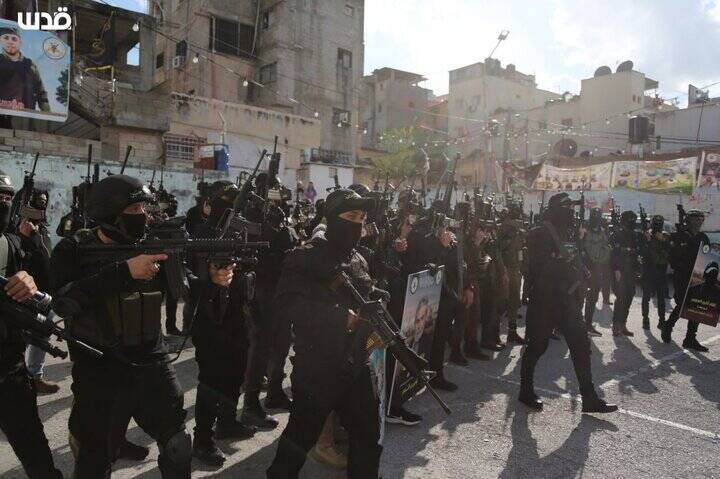 رژه نظامی گردان جنین به مناسبت روز جهانی قدس+ تصاویر