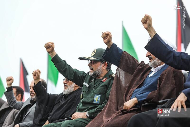 حضور گسترده مردم در راهپیمایی روز قدس/ ایرانیان پایان رژیم منحوس صهیونیستی را فریاد زدند +عکس و فیلم