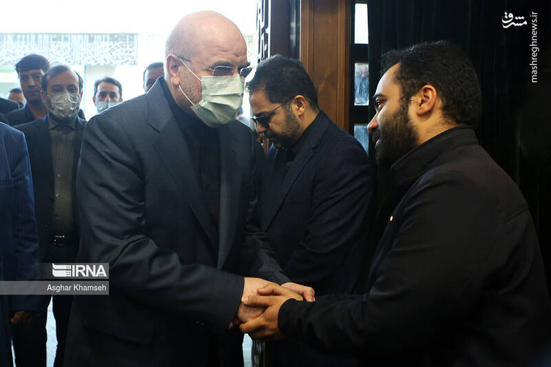 عکس/ حضور چهرهها در تشییع پیکر "عماد افروغ"