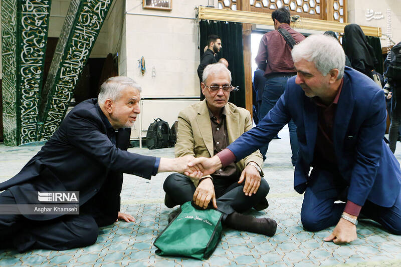 عکس/ حضور چهرهها در تشییع پیکر "عماد افروغ"