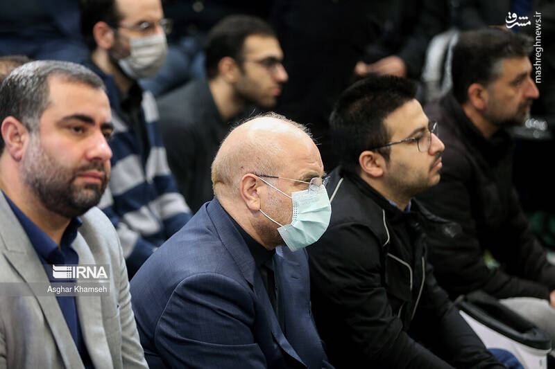 عکس/ حضور چهرهها در تشییع پیکر "عماد افروغ"