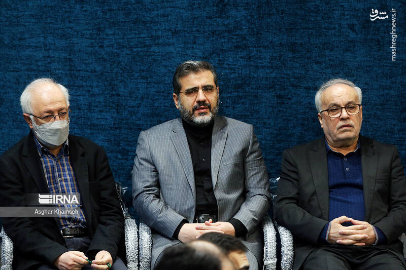 عکس/ حضور چهرهها در تشییع پیکر "عماد افروغ"