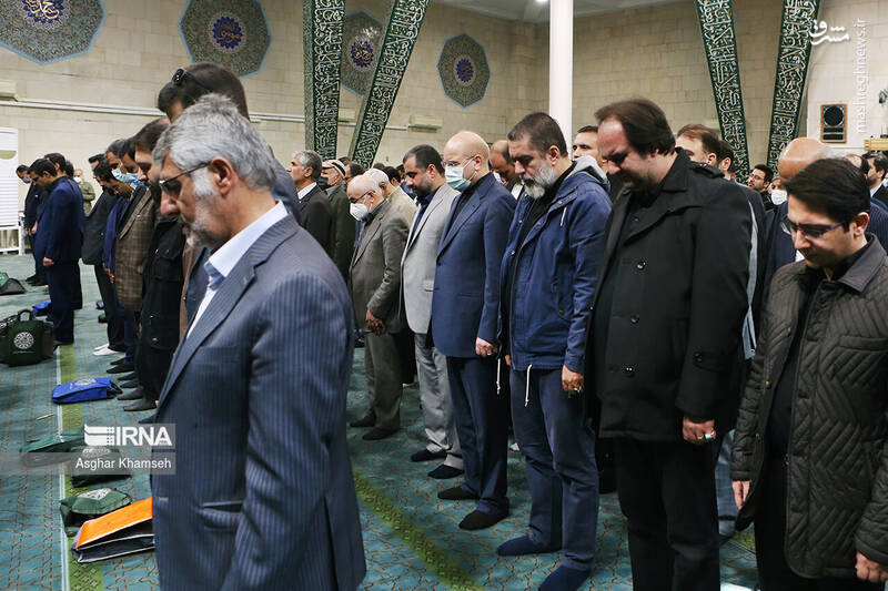 عکس/ حضور چهرهها در تشییع پیکر "عماد افروغ"