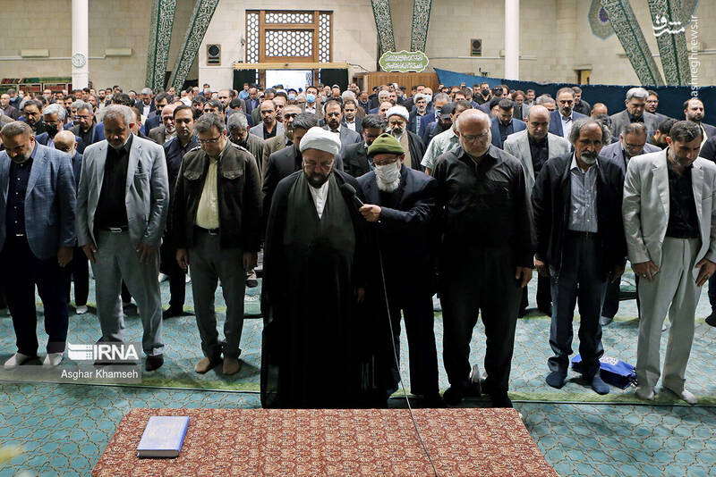 عکس/ حضور چهرهها در تشییع پیکر "عماد افروغ"