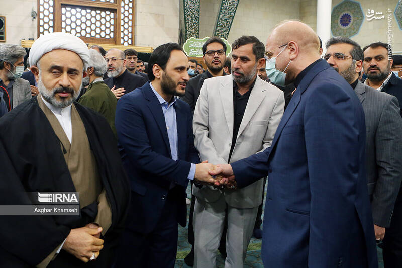 عکس/ حضور چهرهها در تشییع پیکر "عماد افروغ"