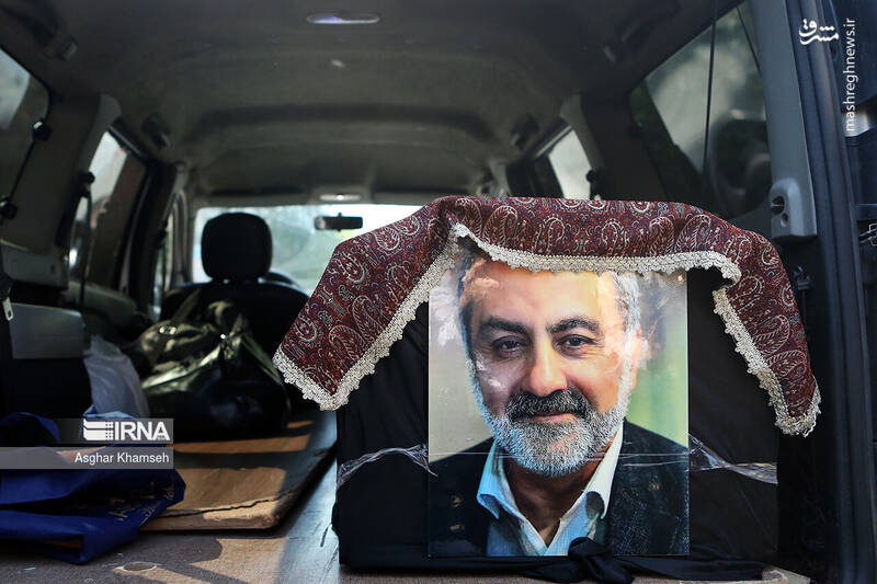 عکس/ حضور چهرهها در تشییع پیکر "عماد افروغ"