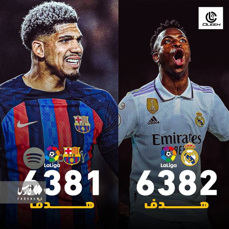 رکورد بارسا در لالیگا توسط رئال شکست +عکس