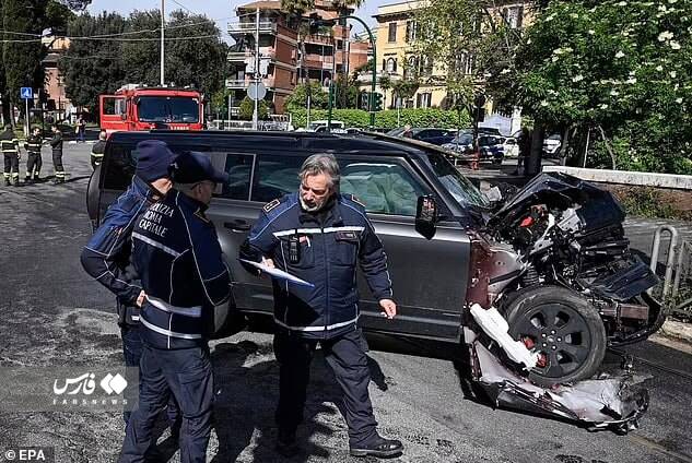 خطر از بیخ گوش ستاره ایتالیایی گذشت + عکس 3