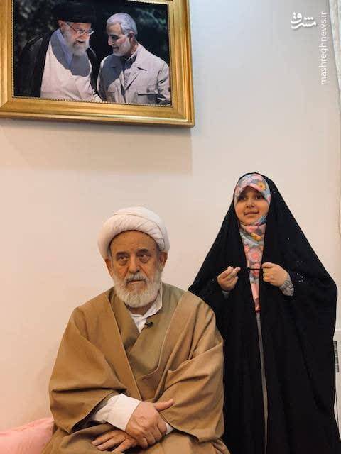 حضور استاد حسین انصاریان در منزل شهید حبیبالله شیری جعفرزاده + تصاویر