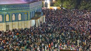 ۲۸۰ هزار معتکف فلسطینی در مسجدالاقصی