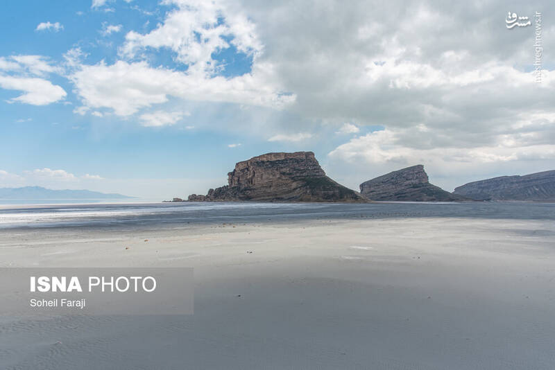 عکس/ دریاچه ارومیه ۵۴ روز بعد از آغاز آبگیری مجدد