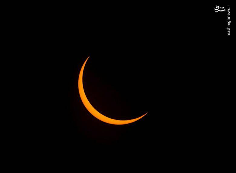 عکس/ خورشیدگرفتگی هیبریدی