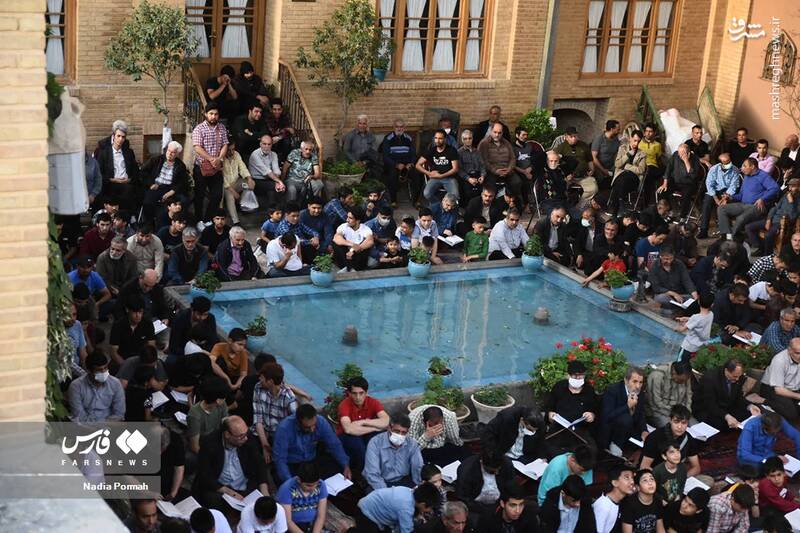 عکس/ جزءخوانی قرآن کریم در خانه موزه مدرس