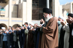 استقبال توئیتریها از حضور پرشکوه تهرانیها در نماز عید فطر/ دیدید که این قافله رهبر دارد  تصاویر مصلی امام خمینی(ره) / تهران