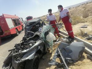 تصادف سه خودروی سواری در آق‌قلا جان پنج نفر را گرفت