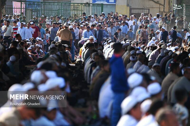 عکس/ نماز عید فطر اهل سنت در گنبدکاووس