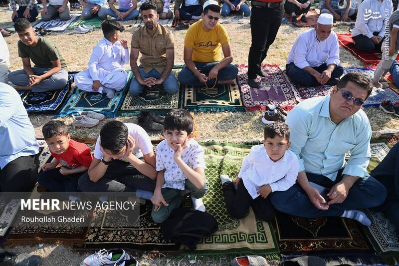 عکس/ نماز عید فطر اهل سنت در گنبدکاووس