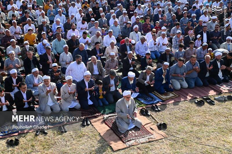 عکس/ نماز عید فطر اهل سنت در گنبدکاووس